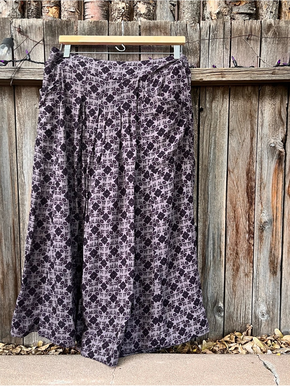 Free People Purple Skort Palazzo Pants